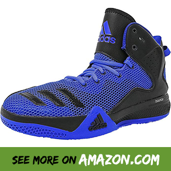blue high top basketball shoes